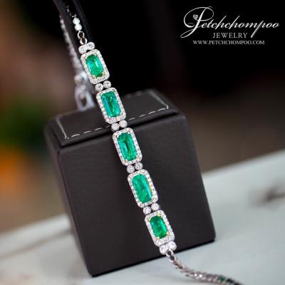 [024695] Emerald and diamond bracelet  89,000 