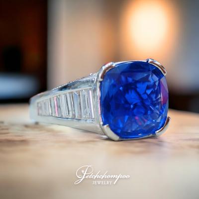 [28843] 8.73 carat Unheated Sri Lanka blue sapphire with GRS certificate ring  1,090,000 