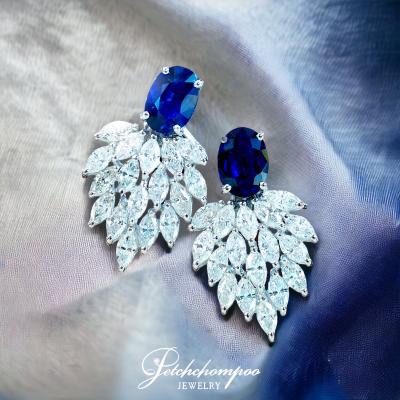 [27485] Marquise cut sapphire earrings  119,000 