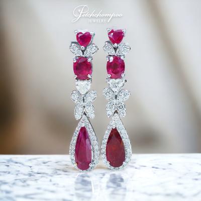 [28968] Ruby with diamond earring  99,000 