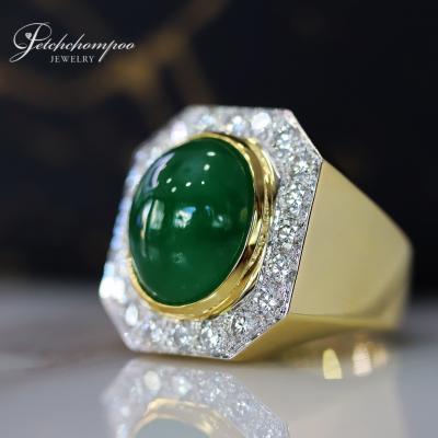 [025126] Jade with diamond men ring  159,000 