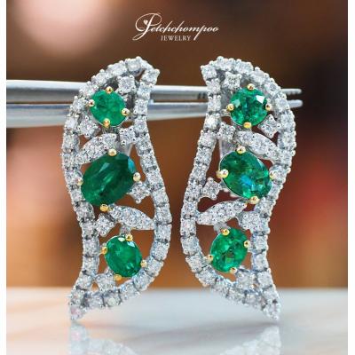 [28881] Emerald with diamond earring  149,000 
