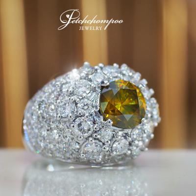 [27053] แหวนเพชร Fancy Yellow เม็ดกลาง 2.90 กะรัต  469,000 