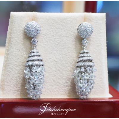[024350] Briolette cut diamond earring  399,000 