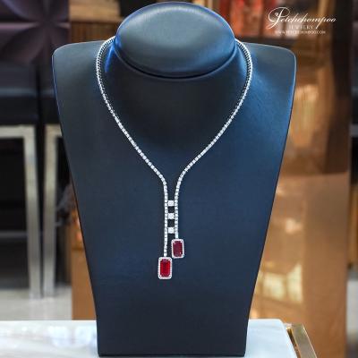 [28221] Ruby and diamond necklace  169,000 