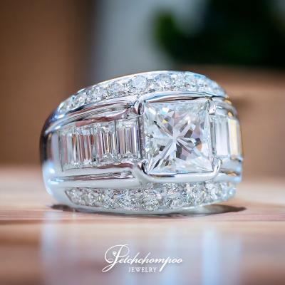 [021786] แหวนเพชร Princess Cut เม็ดกลาง 2.02 กะรัต IGI H VS1 ลดราคาเหลือ 490,000