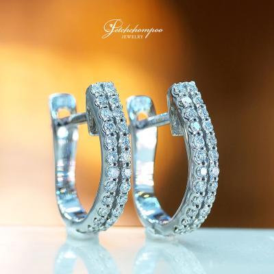 [28616] diamond hoop earrings  19,000 