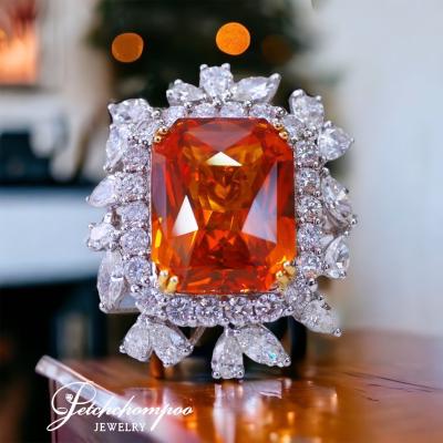 [024203] 22 Carat vivid Orange color Srilanka sapphire ring Discount 1,290,000