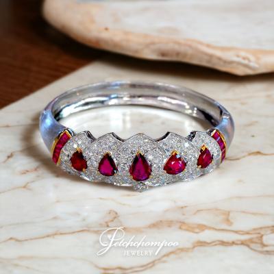 [28255] Siam Sir IGL ruby bracelet set with diamonds  599,000 