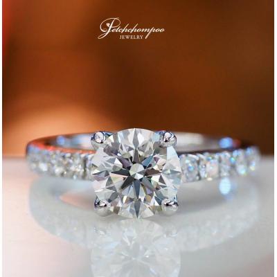 [27296] 1.21 carat  Heart and Arrows cut J VVS1 HRD diamond ring Discount 159,000