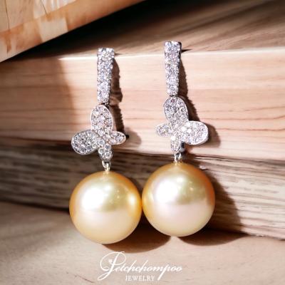 [26175] Southsea pearl with diamond Earring  139,000 