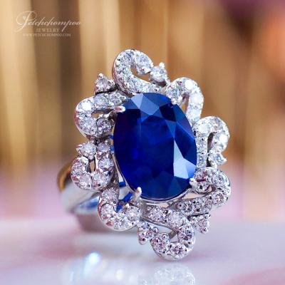 [022712] แหวนไพลินซีลอน Royal Blue 8.68 กะรัตเซอร์ AIG ลดราคาเหลือ 690,000