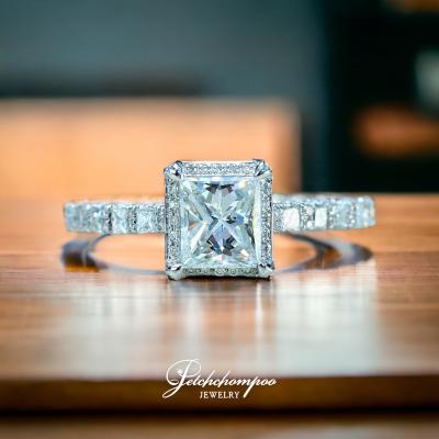 [28581] แหวนเพชร Princess Cut เม็ดกลาง 1 กะรัต ลดราคาเหลือ 159,000