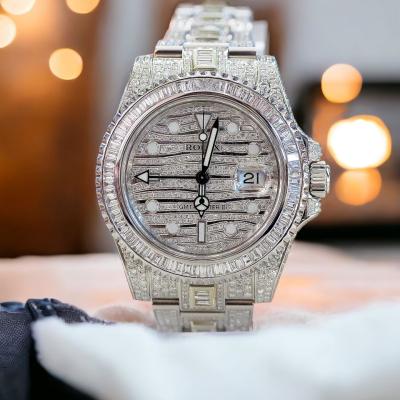 [28782] นาฬิกา Rolex GMT II Diamond custom made ลดราคาเหลือ 750,000