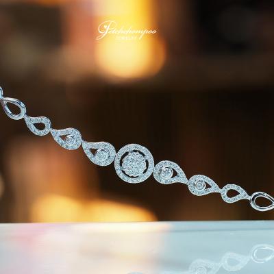 [28575] Diamond bracelet 1.07 carats, GCI certificate.  69,000 
