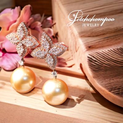 [26088] Southsea pearl with diamond Earring  129,000 