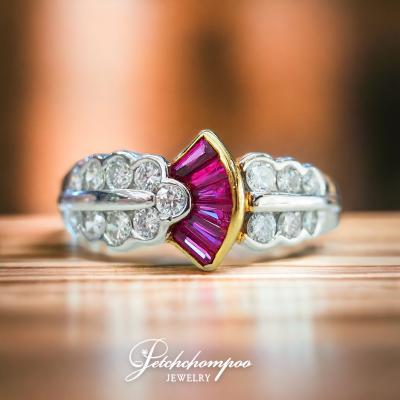 [008261] Ruby Diamond ring  49,000 