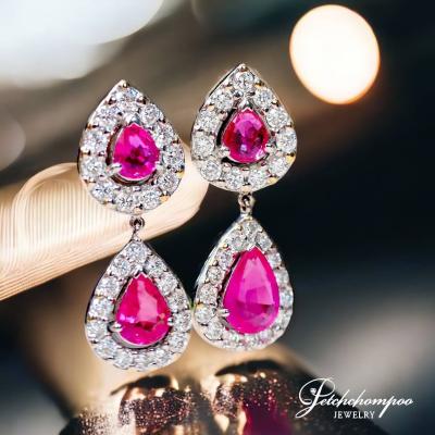 [020822] Pink Sapphire Earrings  149,000 
