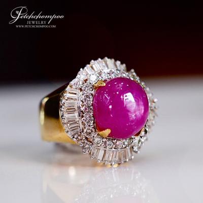 [025159] 16 Carat Ruby with Diamond Ring  99,000 