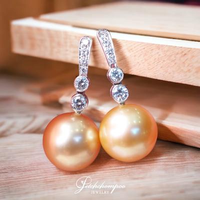 [26084] Southsea pearl with diamond Earring  89,000 