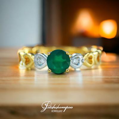 [28672] Emerald and diamond ring  15,900 