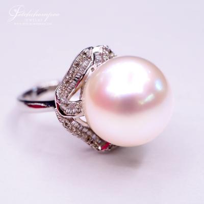 [018735] Pearl Ring 11MM  Diamond Ring Discount 29,000