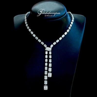 [28444] Diamond chandelier necklace, 9.30 carats  269,000 